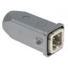 HARTING Heavy Duty Power Connector Cable Screw Terminal 3 Way 10A 230V 400V Han A Male 09200032611+19200031440