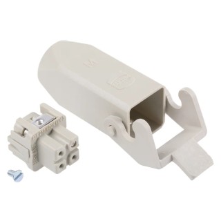 HARTING Heavy Duty Power Connector Panel Screw Terminal 3 Way 10A Female Han A 230V 400V 09200032711+19200030720