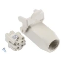 HARTING Heavy Duty Power Connector Panel Screw Terminal 3 Way 10A Female Han A 230V 400V 09200032711+19200030720