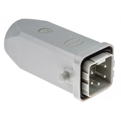 HARTING Heavy Duty Power Connector Panel Screw 4 Way 10A Han A Male 230-400V 09200042611+19200030420