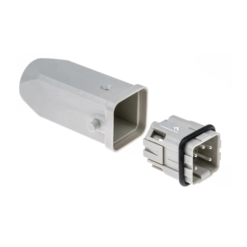HARTING Heavy Duty Power Connector Panel Screw 4 Way 10A Han A Male 230-400V 09200042611+19200030420
