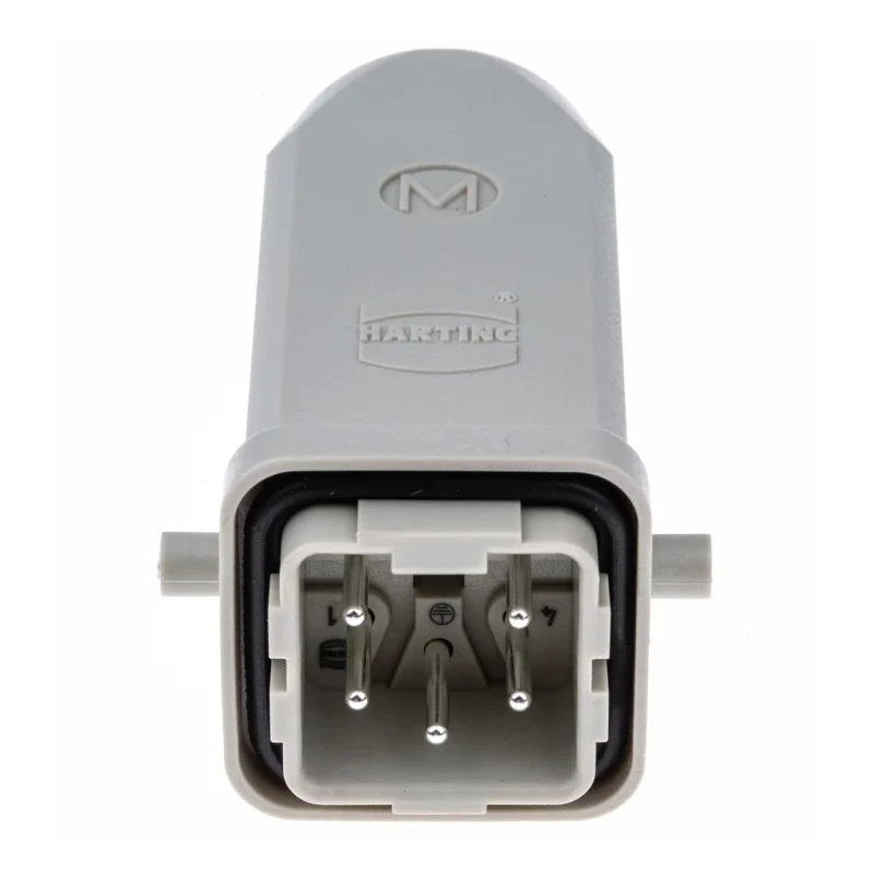 HARTING Heavy Duty Power Connector Panel Screw 4 Way 10A Han A Male 230-400V 09200042611+19200030420