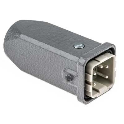 HARTING Heavy Duty Power Connector Panel Screw Terminal 4 Way 10A 230V/400V Han A Male 09200042611+19200031440