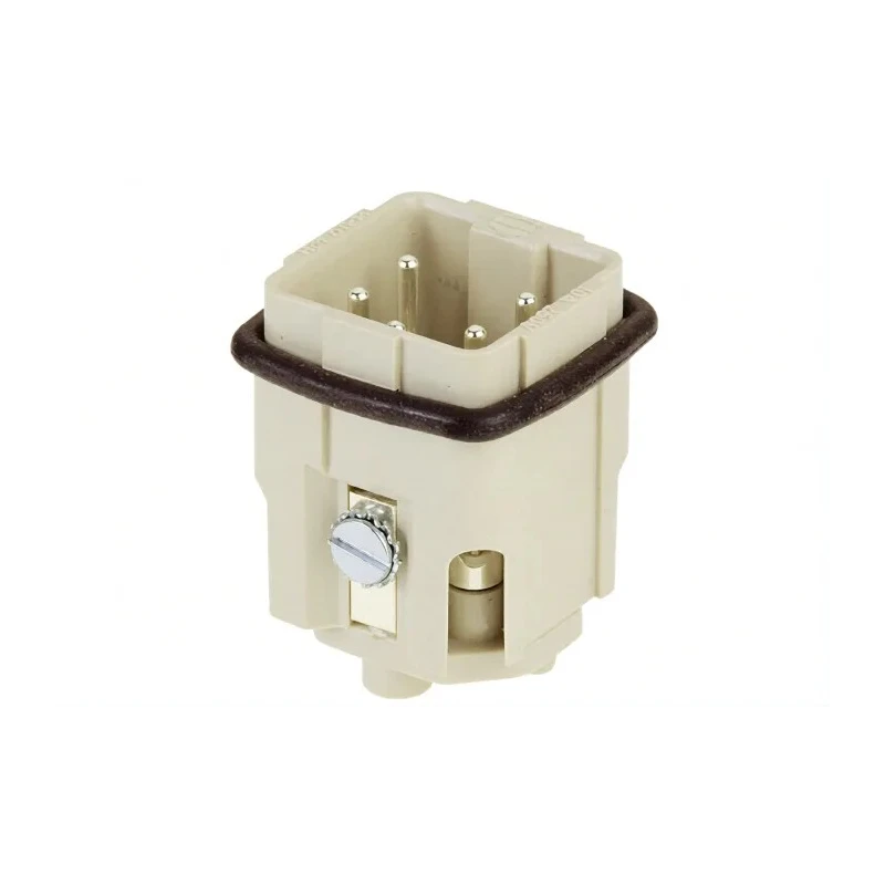 HARTING Heavy Duty Power Connector Panel Screw Terminal 4 Way 10A 230V/400V Han A Male 09200042611+19200031440