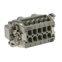 HARTING Heavy Duty Power Connector Panel Mount Screw Termination 10 Way 16A 500V Han E Male 09330102601+19300101520
