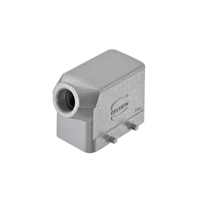 HARTING Heavy Duty Power Connector Panel Mount Screw Termination 10 Way 16A 500V Han E Male 09330102601+19300101520