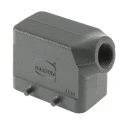 HARTING Heavy Duty Power Connector Panel Mount Screw Termination 10 Way 16A 500V Han E Male 09330102601+19300101520