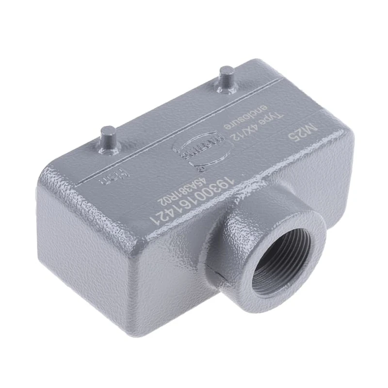 HARTING Heavy Duty Power Connector Panel Screw Terminal 16 Way 16A 500V Han E Male 09330162601+19300161421