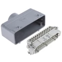 HARTING Heavy Duty Power Connector Panel Screw 24 Way 16A Han E Male 500V 09330242601+19300241422