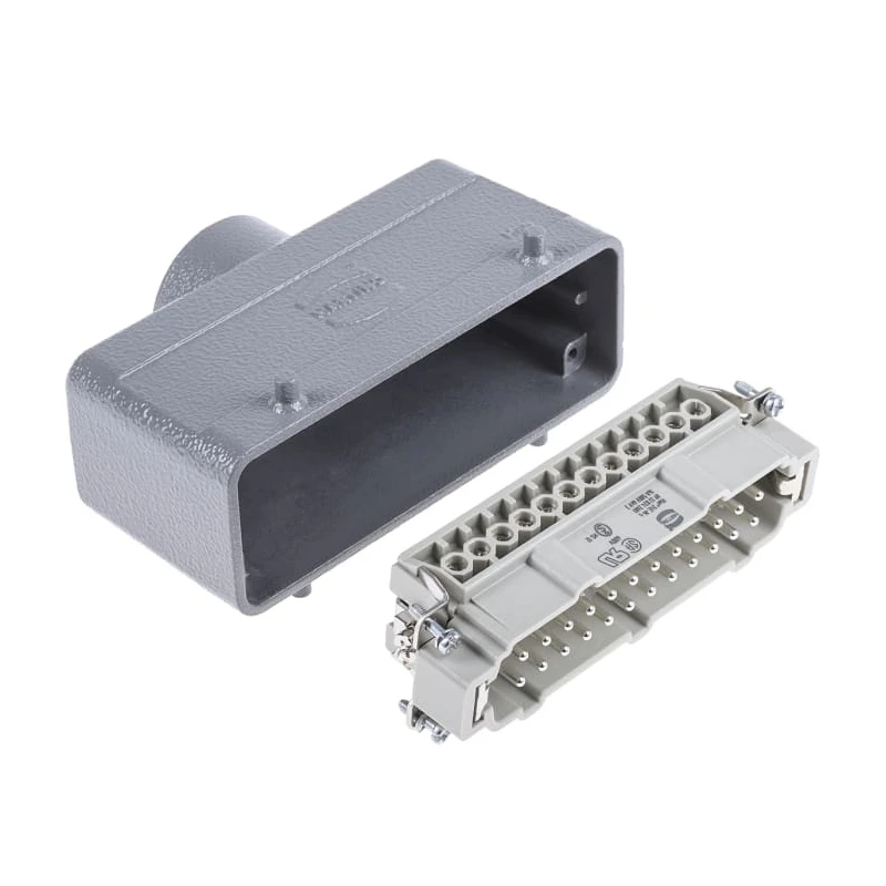 HARTING Heavy Duty Power Connector Panel Screw 24 Way 16A Han E Male 500V 09330242601+19300241422