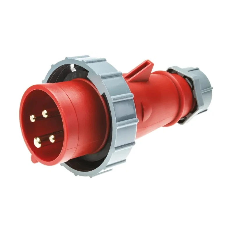 MENNEKES AM-TOP IP67 Red Cable Mount 4P Straight Industrial Power Connector 16A 400V 