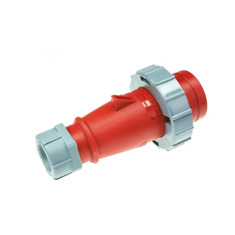 MENNEKES AM-TOP IP67 Red Cable Mount 4P Straight Industrial Power Connector 16A 400V 