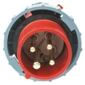 MENNEKES AM-TOP IP67 Red Cable Mount 4P Straight Industrial Power Connector 16A 400V 
