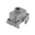 HARTING Heavy Duty Power Connector Panel Mount Screw Termination 10 Way 16A 500V Han E Female 09330102701+19300101730