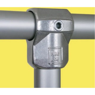 Kee Lite T-Connector Connecting Component Strut Profile Type 7 Round Tube Size 42.4 mm L10-7
