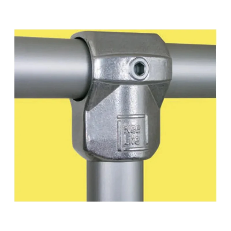 Kee Lite T-Connector Connecting Component Strut Profile Type 7 Round Tube Size 42.4 mm L10-7