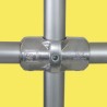 Kee Lite Aluminium Cross Connector Connecting Component Strut Profile Type 6 Round Tube Size 33.7 mm L26-6