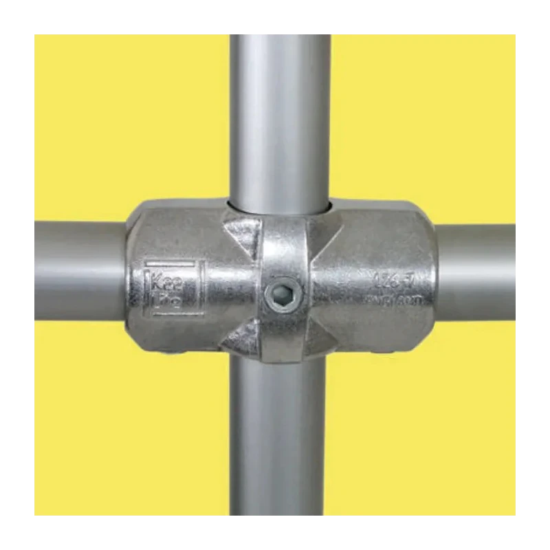 Kee Lite Cross Connector Connecting Component Strut Profile Type 8 Round Tube Size 48.3 mm L26-8