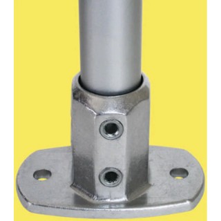 Kee Lite Aluminium Railing Flange for 48 mm Round Tube Structural Systems L62-8