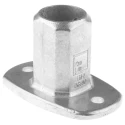 Kee Lite Aluminium Railing Flange Compatible with 42 mm Round Tube L62-7
