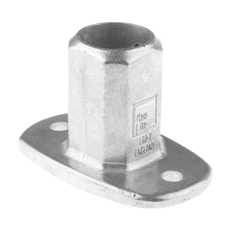 Kee Lite Aluminium Railing Flange Compatible with 42 mm Round Tube L62-7