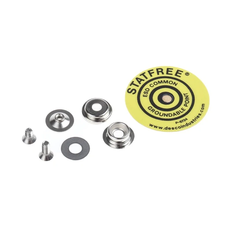 RS PRO ESD Universal Snap Mounting Kit with 10 mm Stud and 10 mm Socket 122-9148