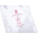 RS PRO Anti-Static Bag 100mm(W) x 150mm Height Clear Dissipative Zip Closure Bag 100 Pack 122-9154
