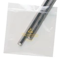 RS PRO Anti-Static Dissipative Clear Zip Bag 75mm(W) x 125mm(H) 100 Per Pack 122-9158
