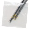 RS PRO Anti-Static Dissipative Clear Zip Bag 75mm(W) x 125mm(H) 100 Per Pack 122-9158