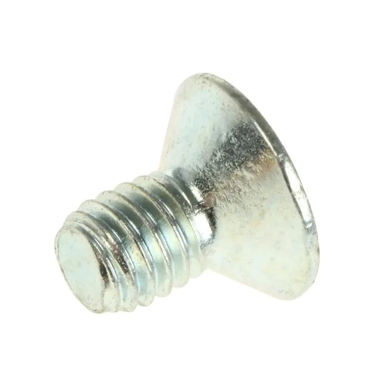 RS PRO Bright Zinc Plated Steel Hex Socket Countersunk Screw M6 x 10 mm 491-5142