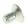 RS PRO Bright Zinc Plated Steel Hex Socket Countersunk Screw M6 x 10 mm 491-5142