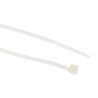 RS PRO Cable Tie Non-Releasable Natural Polyamide 66 100 mm Length x 2.5 mm Width 78.4N Tensile Strength 492-0447