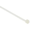RS PRO Cable Tie Non-Releasable Natural Polyamide 66 100 mm Length x 2.5 mm Width 78.4N Tensile Strength 492-0447