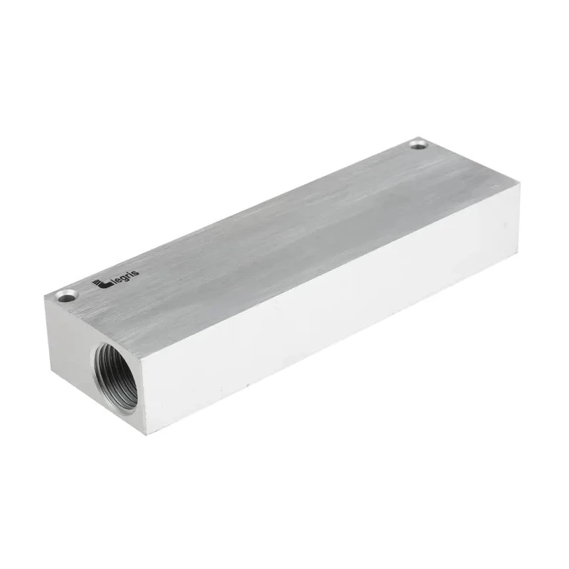 Legris Aluminium Body Pneumatic Manifold 6 Station 1/2 in Push-in Port Female Thread G Series 3310 3310 10 21
