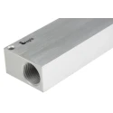 Legris Aluminium Body Pneumatic Manifold 6 Station 1/2 in Push-in Port Female Thread G Series 3310 3310 10 21