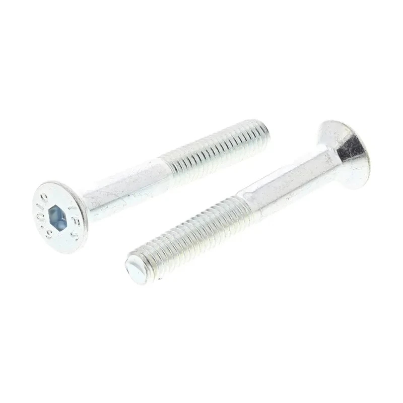 RS PRO Bright Zinc Plated Steel Hex Socket Countersunk Screw M4 x 30 mm 491-5108