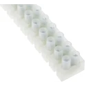 RS PRO Non-Fused Terminal Block, 12-Way, 2.5mm² Wire, 24A Screw Termination, Nylon Body, Nickel Plated Brass Clamps 492-8687