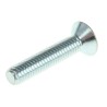 RS PRO Bright Zinc Plated Steel Hex Socket Countersunk Screw M6 x 30 mm 491-5158