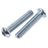 RS PRO Bright Zinc Steel Hex Socket Button Screw, Thread M6, Length 30 mm 491-5300