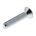 RS PRO Bright Zinc Plated Steel Hex Socket Countersunk Screw M5 x 25 mm 491-5114