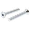 RS PRO Bright Zinc Plated Steel Hex Socket Countersunk Screw M6 x 40 mm 491-5170