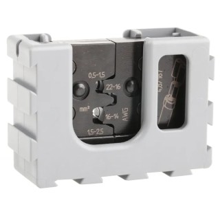 RS PRO Crimp Die Set for Open Crimp Barrel Connectors Black 492-9674