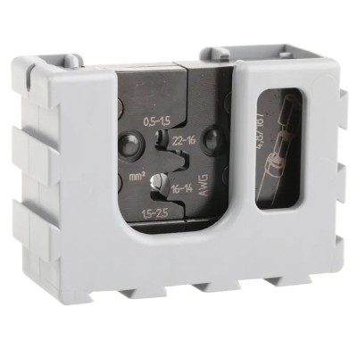 RS PRO Crimp Die Set for Open Crimp Barrel Connectors Black 492-9674