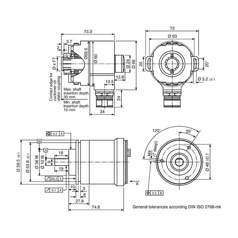 SICK Encoder Collet 15 mm Diameter for Use with 8 mm Shaft SPZ-008-AD-A