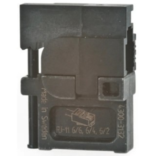 RS PRO Crimp Die Set, Coaxial Type Crimp Die Insulated Black for RJ11 492-9731