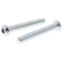 RS PRO Bright Zinc Steel Hex Socket Button Screw M6 x 40 mm 491-5322