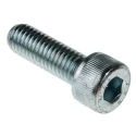 RS PRO Bright Zinc Plated Steel Hex Socket Cap Screw, Hex Socket Drive, M8 x 25 mm 491-5271