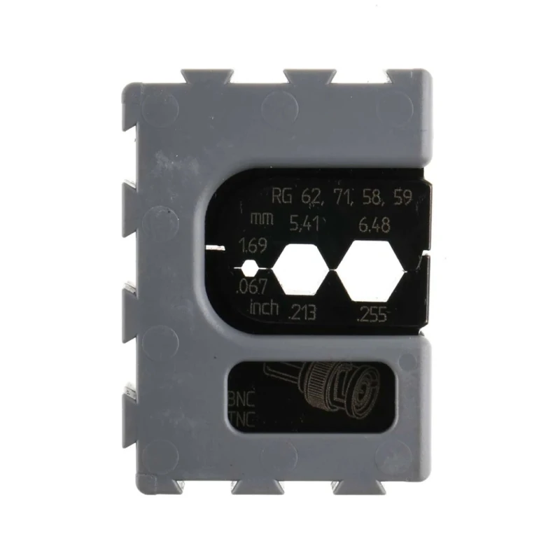 RS PRO Insulated Black Coaxial Type Crimp Die Set for BNC TNC Connectors 492-9719