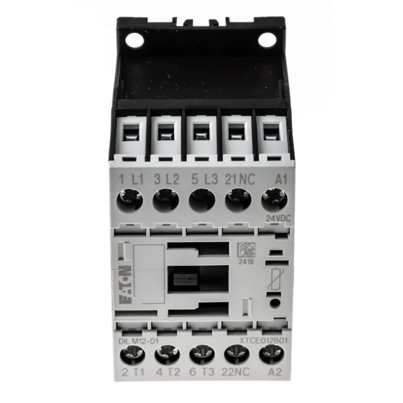 Eaton DILM Contactor 3-Pole Motor Control 24V DC Coil 12A 5.5kW 400V AC 276880 DILM12-01(24VDC)