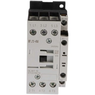 Eaton Contactor 3-Pole 17 A 7.5 kW 24V AC Coil Screw Mount DILM17-10(24V50HZ) 276991 DILM17-10(24V50HZ)